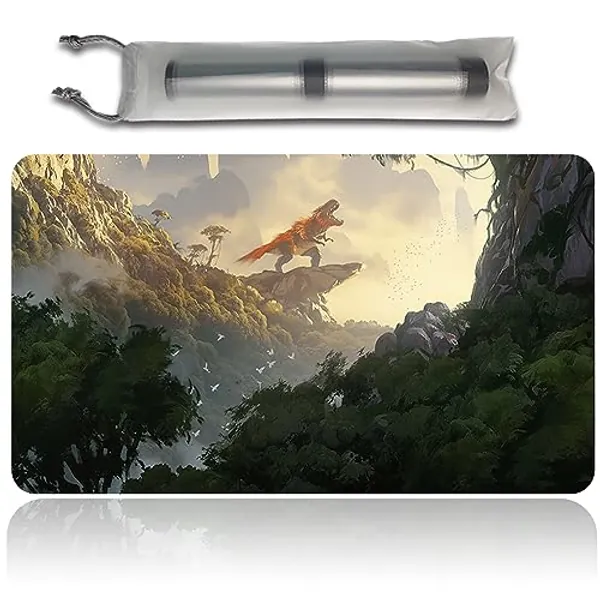 Four leaves Rootbound Crag - MTG Spielmatten+Kostenlose wasserdichte Tasche,MTG Playmate Table Mat, MTG Mouse Pad,Dustproof and Waterproof for Supporting MTG Combat