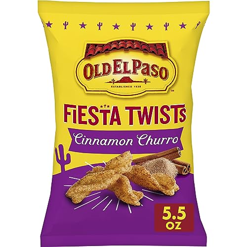Old El Paso Fiesta Twists, Cinnamon Churro, Crispy Corn Snacks