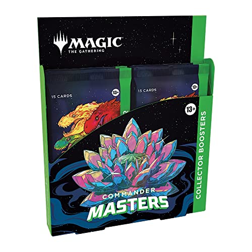Magic: The Gathering Commander Masters Collector Booster Box - Multi-Color, 4 Packs (60 Cards)