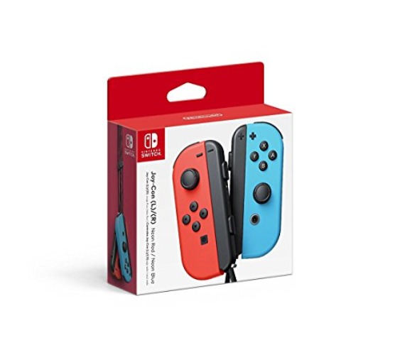 Nintendo Joy-Con (L/R) - Neon Red/Neon Blue - Neon Red and Blue - Joy-Con (L/R)
