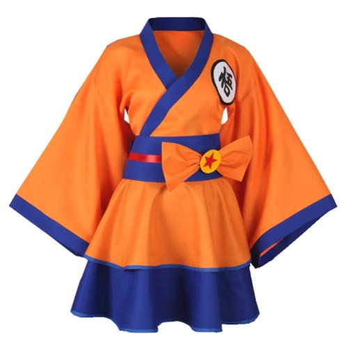 Goku Crossplay Kimono - A Versatile Cross-dressing Costume - M