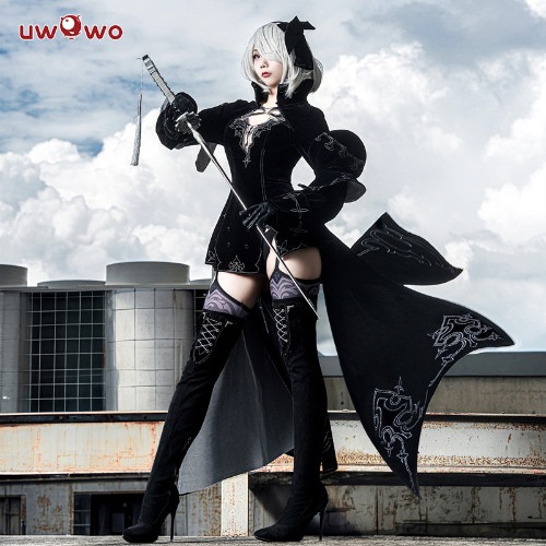 Uwowo Nier: Automata 2B Reincarnation Alternate Battler Outfit Cosplay Costume - 【In Stock】 S