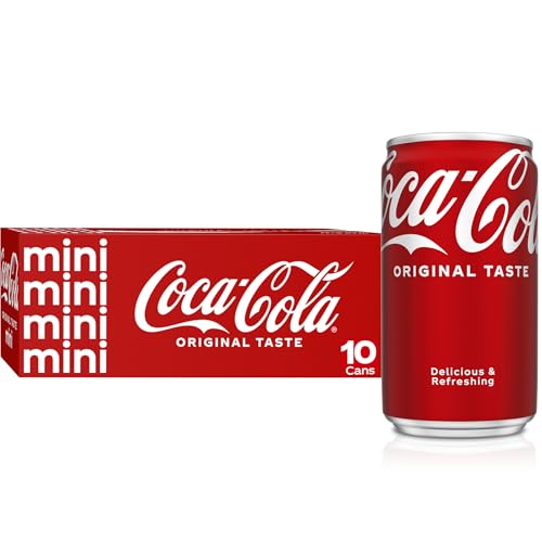 Coke Mini-Can 7.5oz, 10 pack - Coca-Cola - 7.5 fl oz (Pack of 10)