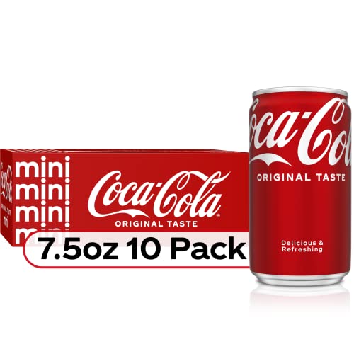 Coca-Cola Soda Soft Drink, 7.5 fl oz (Pack of 10) - Coke - 7.5 fl oz (Pack of 10)