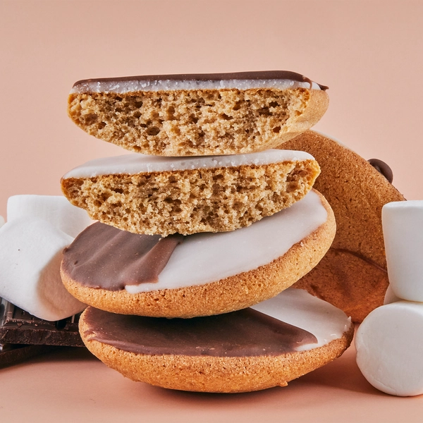 S'mores Black & White Cookies, Box of 6