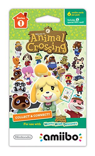 (6 cards) Series 1 Animal Crossing Amiibo Cards
