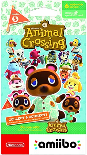 (6 cards) Series 5 Animal Crossing Amiibo Cards