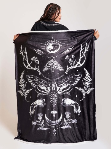 Forest Witch Sherpa Blanket 