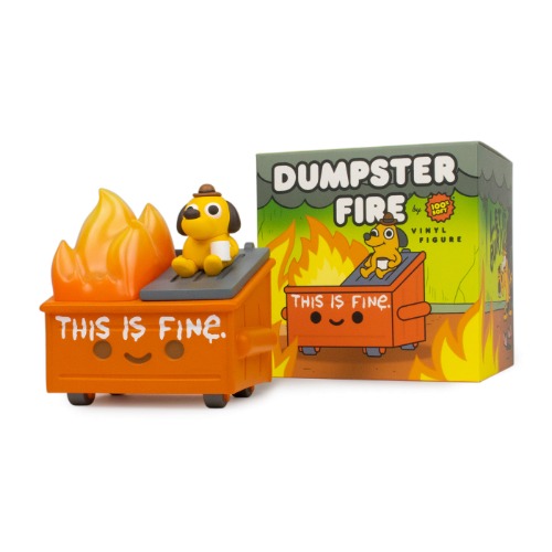 Dumpster Fire - This is Fine Vinyl Figure 
