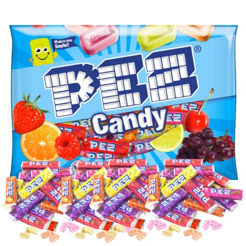 PEZ Candy Refill Rolls, 11 oz Variety Bag (approx 35 Full Rolls in each bag) - Mixed-Fruit - 70 Count (Pack of 35)