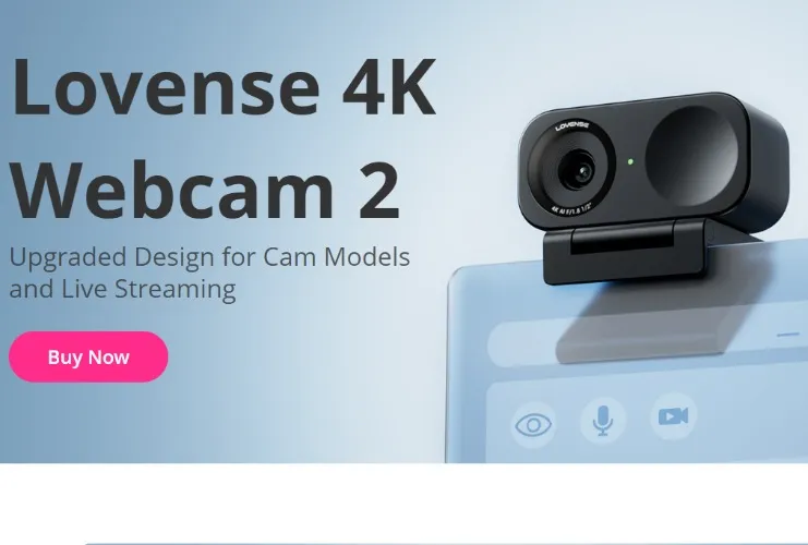 Lovense® The AI 4K webcam for live streaming!
