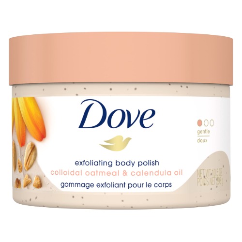 Dove Oatmeal and Calendula Oil Exfoliating Body Polish