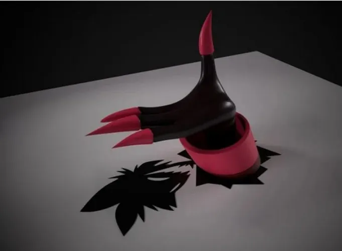 Alastor Hand for Holding your Keys, contacts or other small things from Hazbin Hotel -Perfect for Home Decor - DIY and Painted Versions 