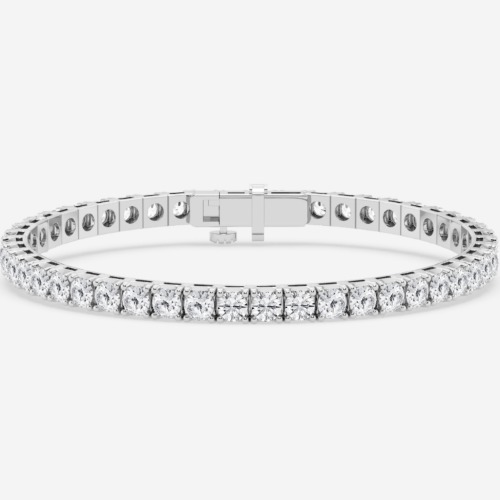 Tennis Bracelet - 3 / White Gold 14k