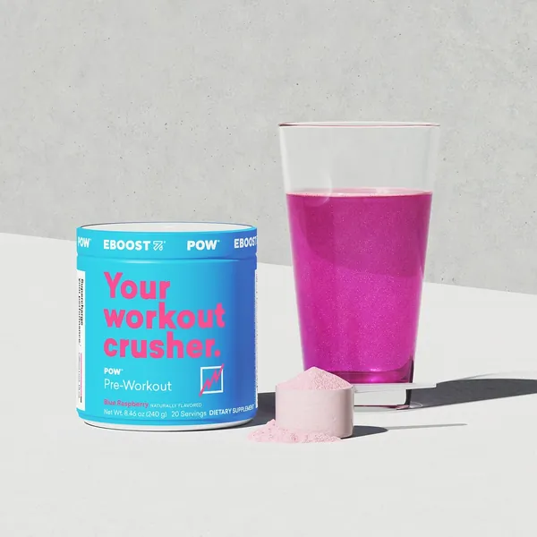 POW by EBOOST - Blue Raspberry / Tub (20 Servings)