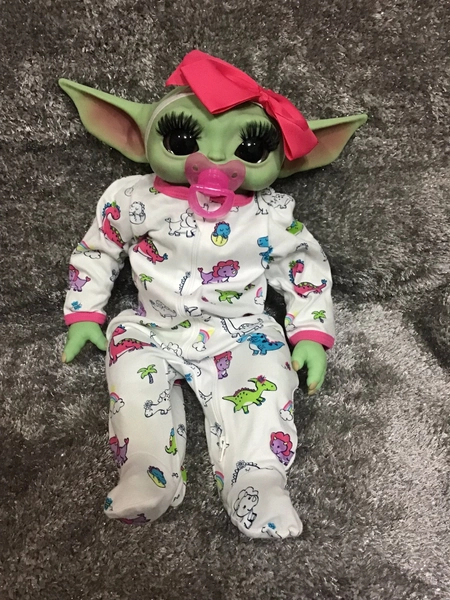 COMPLETE DOLL Grogu Yoda Baby Full Body Doll The Child Mandalorian Cuddle Making Crafts