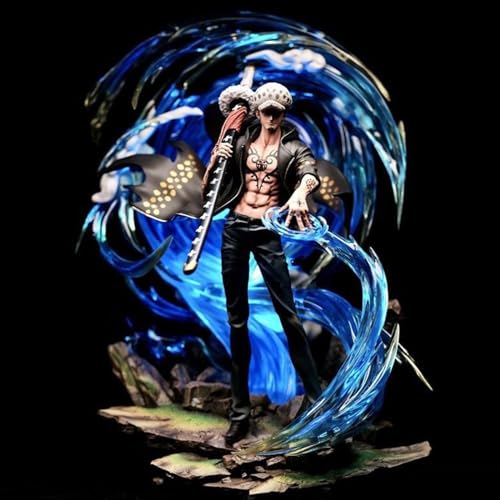 Muenmee Trafalgar Law Figures, Anime Surgical Doctor PVC Statue Collection Character Model Figurine Decoration Gift Toy
