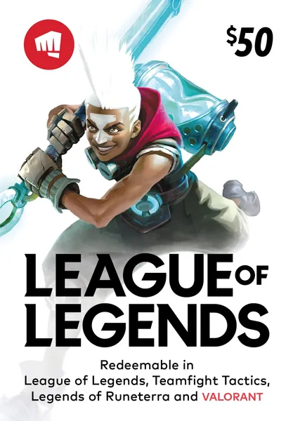 League of Legends $50 Gift Card