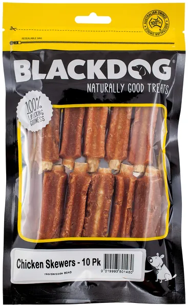 BLACKDOG CHICKEN SKEWERS 10PK