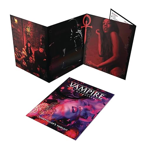 Renegade Game Studios | Vampire The Masquerade 5th Edition: Storyteller’s Screen & Toolkit | Roleplaying Game Accessory | Ages 18+