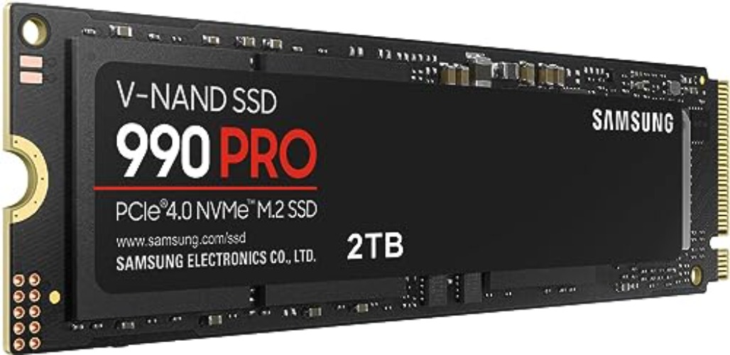SAMSUNG 990 PRO SSD NVMe M.2 PCIe Gen4, M.2 2280 Internal Solid State Hard Drive, Seq. Read Speeds Up to 7,450 MB/s for High End Computing, Gaming, and Heavy Duty Workstations, MZ-V9P2T0B/AM - 990 PRO - 2TB