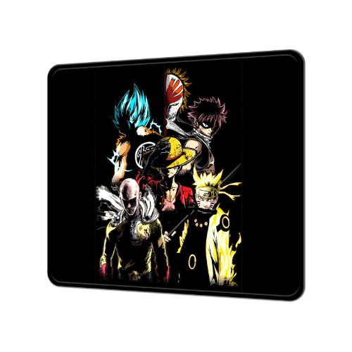 Anime Mouse Pad,Small Anime Mousepad,Non-Slip Rubber Base and Stitched Edges Mouse Mat for Computer Home Office Work and Study,11.4x9.8x0.12inch (A03) - 