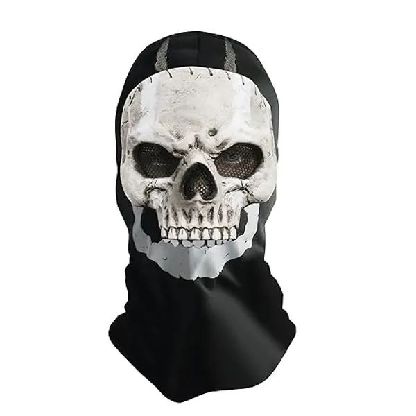 Ghost Mask Skull Full Face Mask for War Game Outdoor Sport