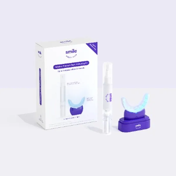 Wireless Premium Teeth Whitening Kit – 1 treatment-size whitening pen + rechargeable wireless light