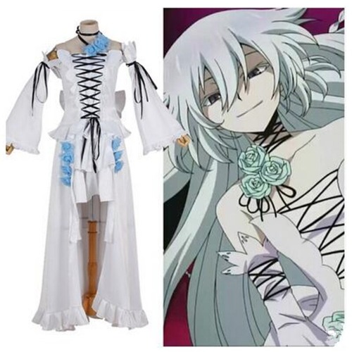 Disfraz de Cosplay de corazones de Pandora, vestido de fiesta de conejo blanco de Alicia, Anime - AliExpress 