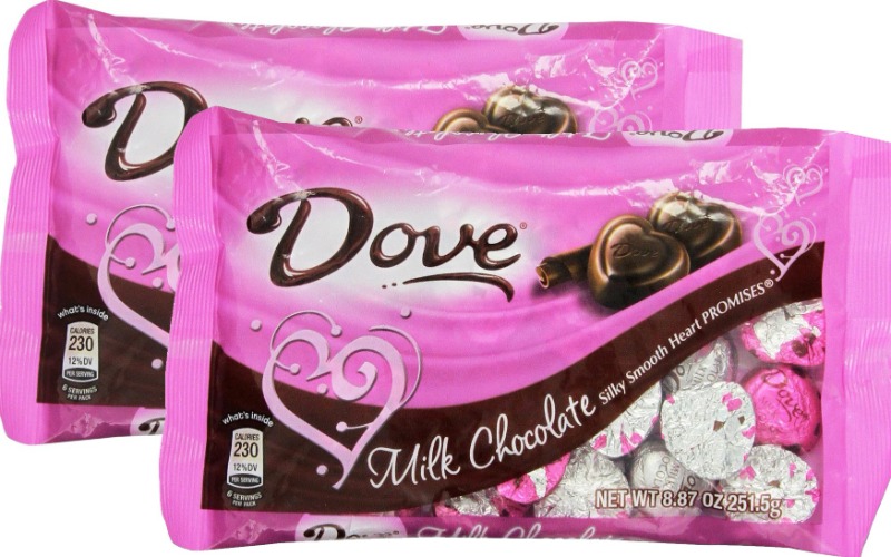 Dove Valentines Heart Promises, Milk Chocolate, 8.87-Ounce Package (Pack of 2) - 
