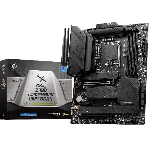 MSI MAG Z790 Tomahawk WiFi DDR4 Motherboard ATX - Supports 12th and 13th Gen Intel Processors, LGA 1700-90A SPS VRM, DDR4 Memory Boost 5333+MHz/OC, PCIe 5.0 & 4.0 x16 4 x M. 2 Gen4, Wi-Fi 6E - MAG Z790 TOMAHAWK WIFI DDR4