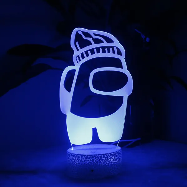 Cartoon Astronaut LED Night Light - B