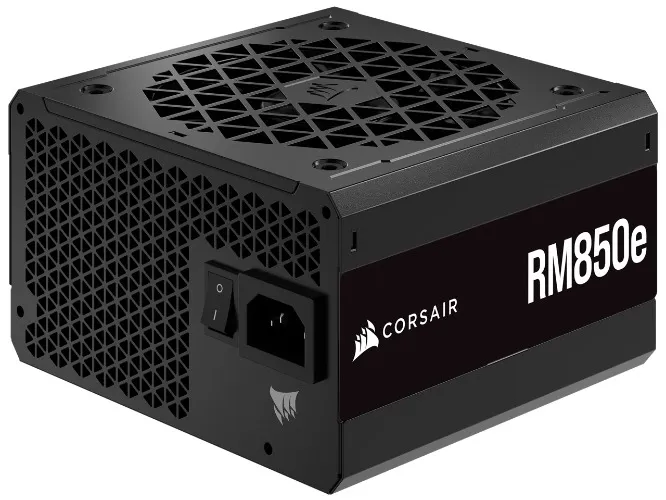 CORSAIR RM850e Fully Modular Low-Noise ATX Power Supply - Dual EPS12V Connectors - 105°C-Rated Capacitors - 80 PLUS Gold Efficiency - Modern Standby Support