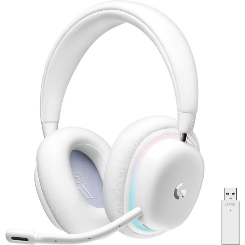 Logitech G735 Wireless Gaming Headset in White Mist (Reacondicionado)