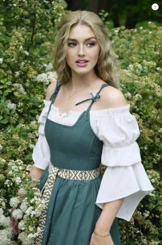 Evergreen Fawn Maxi Dress