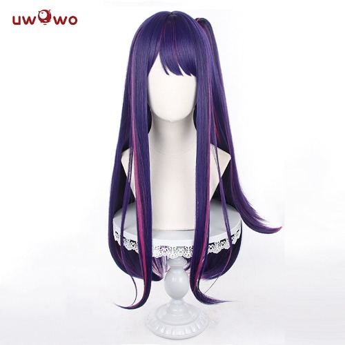 【Pre-sale】Uwowo Anime Oshi no Ko Cosplay Hoshino Ai Cosplay Wig Long Hair - With ponytail