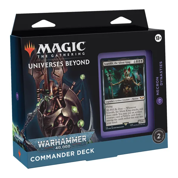 Magic: The Gathering Universes Beyond: Warhammer 40,000 Commander Deck – Necron Dynasties - 