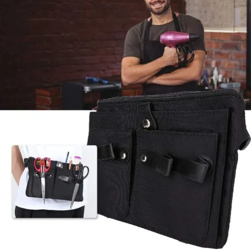 Multiple Pocket Apron For Hair, Pink Hairdresser Belt, Hairdressing Scissors Bagscissor Casehairdressing Tool Bathroom Accessories Sets Baghair Scissor Casehairdresser