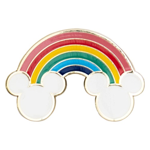 Mickey Mouse Rainbow Clouds Enamel Pin - 