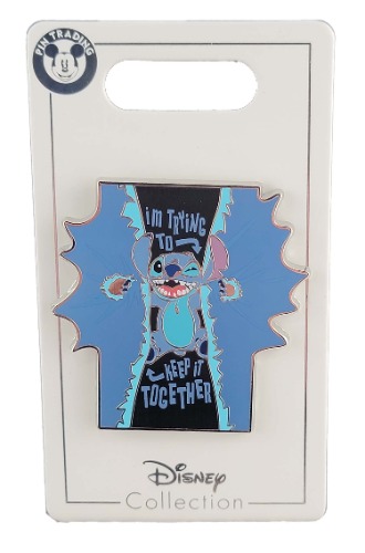Disney Pin - Stitch - I'm Trying to Keep it Together - 