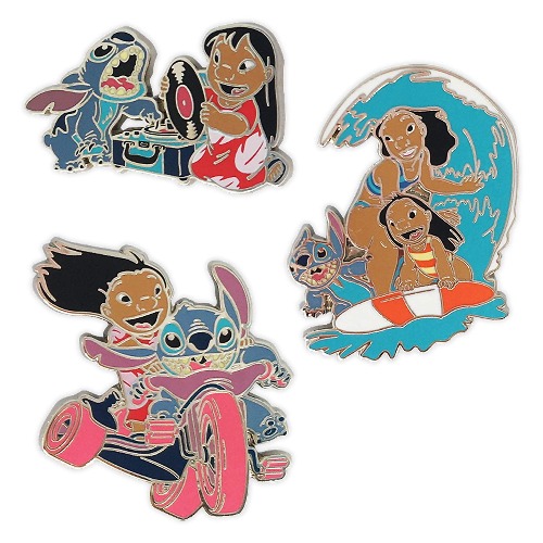 Disney Lilo & Stitch Pin Set - 