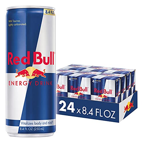 Red Bull Energy Drink, 8.4 Fl Oz, 24 Cans, 4 Count (Pack of 6) - Original - 8.4 oz. can