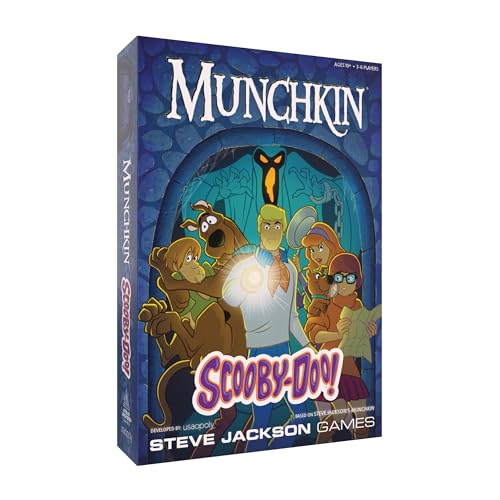 Munchkin Scooby-Doo Card Game | Based on The Steve Jackson Munchkin Series | Featuring Scooby-Doo and Mystery Inc. Characters | Officially Licensed Card Game | Tabletop & Board Games for Fans