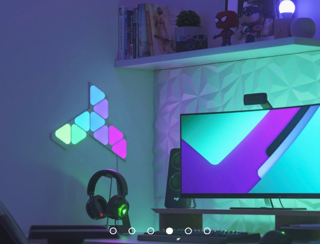 NANOLEAF Lighting🤩 | United Kingdom » Nanoleaf Shapes Colour-Changing Light Panels