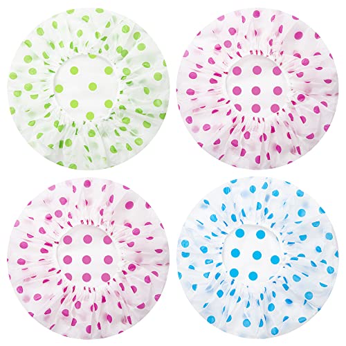 4 Pack Shower Caps