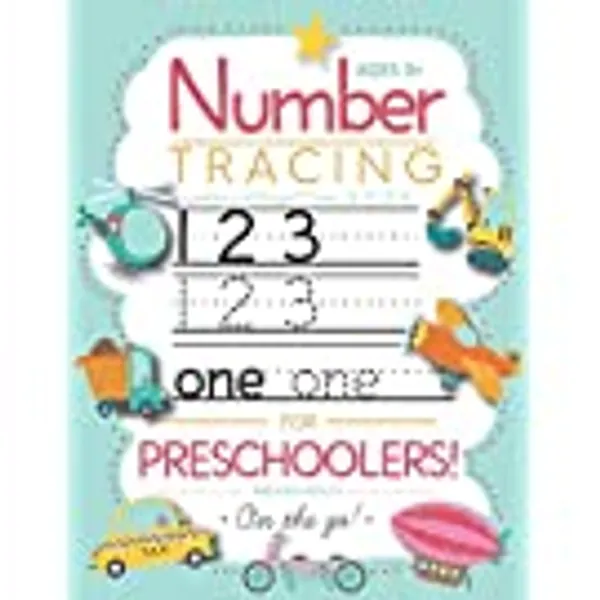 Number Tracing Book for Preschoolers and Kids Ages 3-5: Trace Numbers Practice Workbook for Pre K, Kindergarten and Kids Ages 3-5 (Math Activity Book)