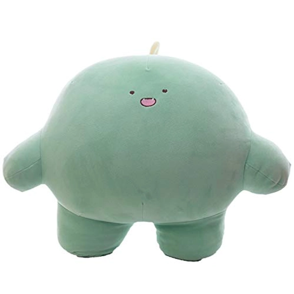 REFAHB 15.7 inch Cute Dinosaur Plush Stuffed Animal Body Pillow Fat Cartoon Cylindrical Body Pillows for Kids, Super Soft Hugging Toy Gifts for Bedding, Kids Sleeping Nap Kawaii Pillow