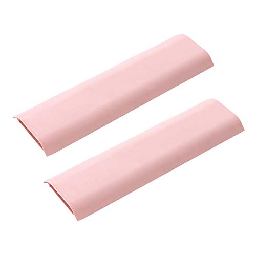 Cable Concealer Cord Cover, Airlxf 2 PCS Self-Adhesive Wall Cable Covers with 4 PCS Double-side Tapes for TV Computer Office Theater (Pink) - Pink