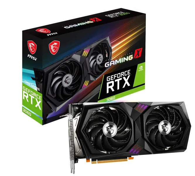 MSI GeForce RTX 3060 VENTUS 2X 12G OC, Gaming Grafikkarte - RTX 3060 - GAMING X 12G