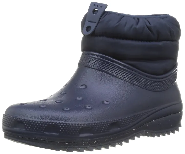 Crocs Damen Classic Neo Puff Shorty Boot W Schneestiefel - 41/42 EU Navy